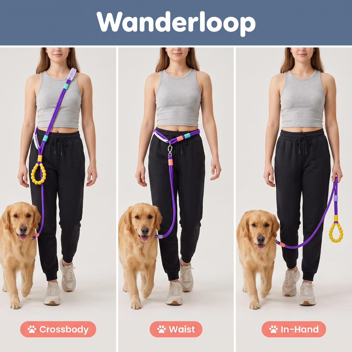 PullProof Hands-Free Dog Leash