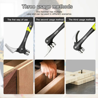 SafeStrike Magnetic Nail Starter Claw Hammer