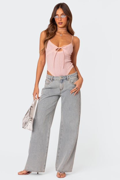 Coquette Bow Jeans