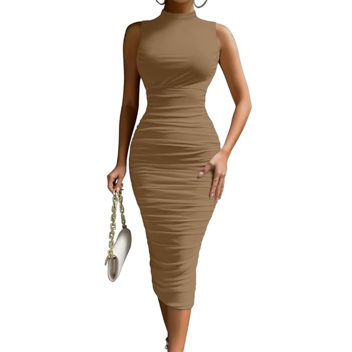 Sculpted Elegance™ Midi Dress