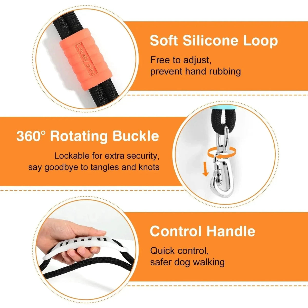 PullProof Hands-Free Dog Leash
