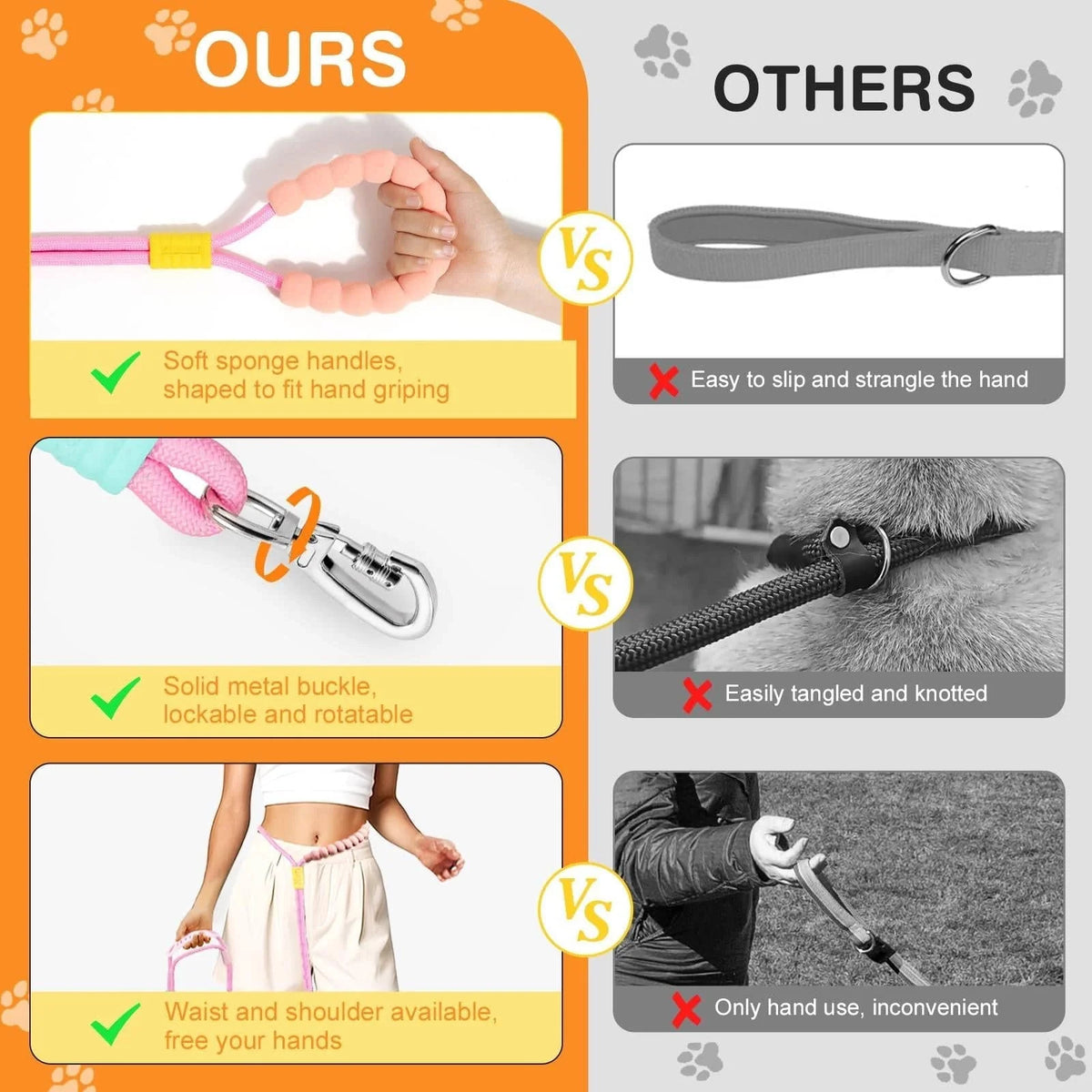 PullProof Hands-Free Dog Leash